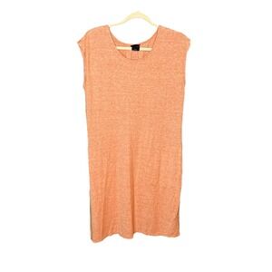 NAU Orange Hemp Organic Cotton Sleeveless Dress Size Medium